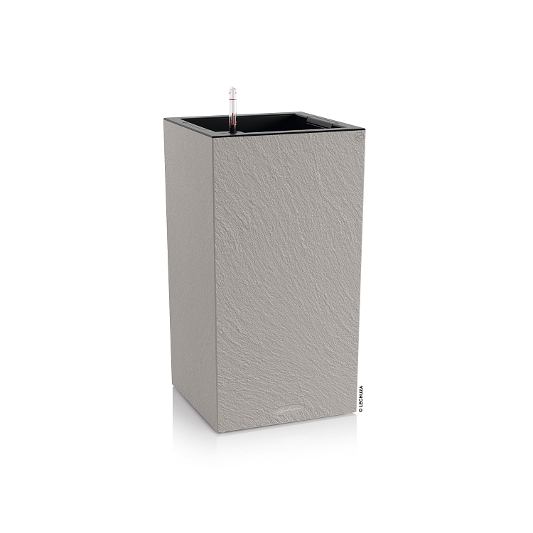 Αυτοποτιζόμενη Γλάστρα Lechuza Canto Slatestone High Light Grey