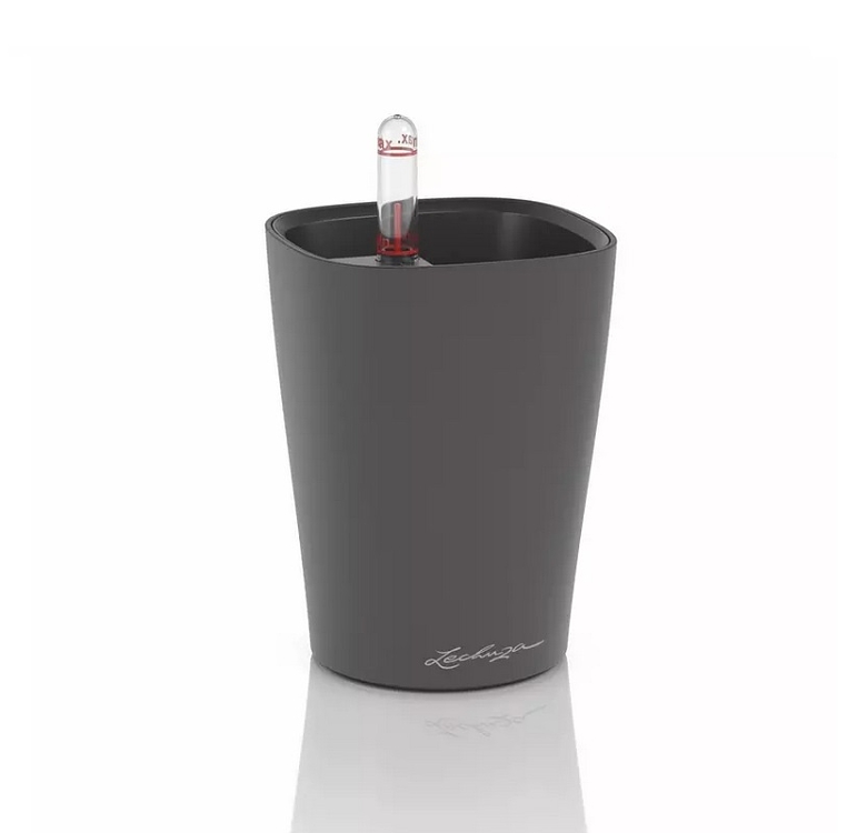 Αυτοποτιζόμενη Επιτραπέζια Γλάστρα Lechuza Deltini Basalt Grey Matte