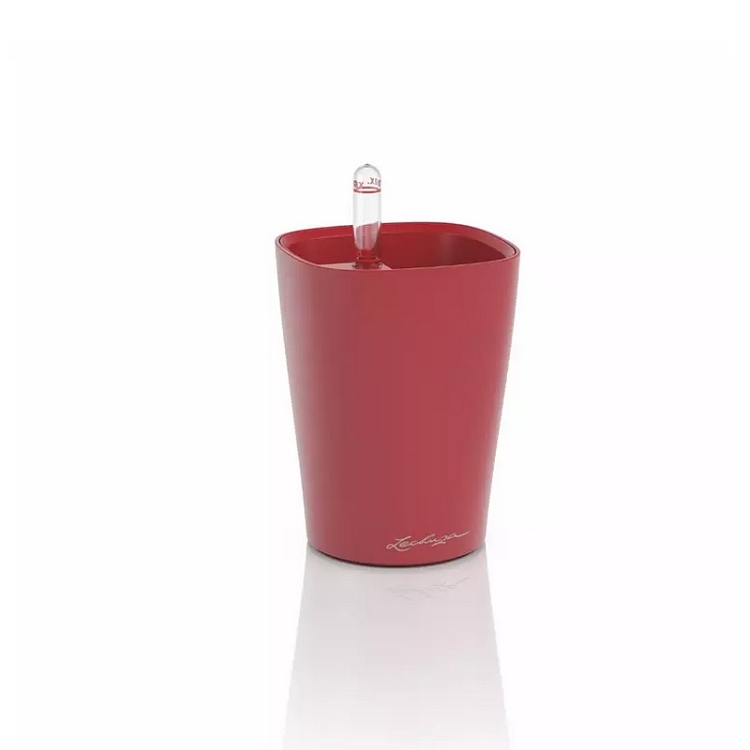 Αυτοποτιζόμενη Επιτραπέζια Γλάστρα Lechuza Deltini Scarlet Red Matte