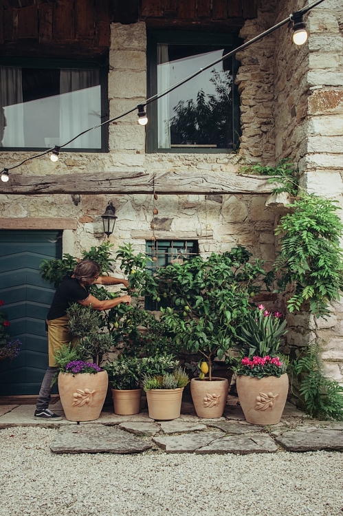 Πήλινη Γλάστρα Terra Siena