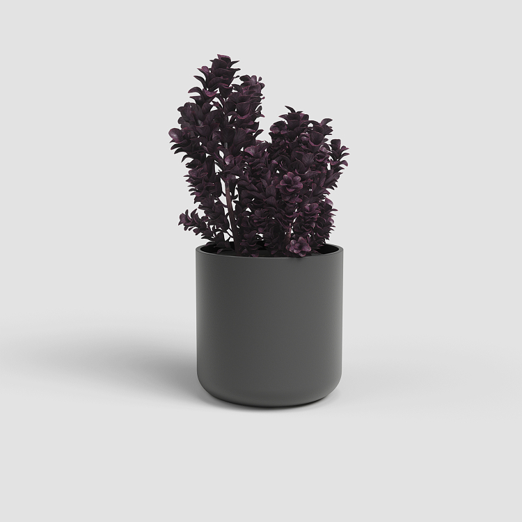 Πήλινο Κασπώ Artevasi Juno Pot Anthracite