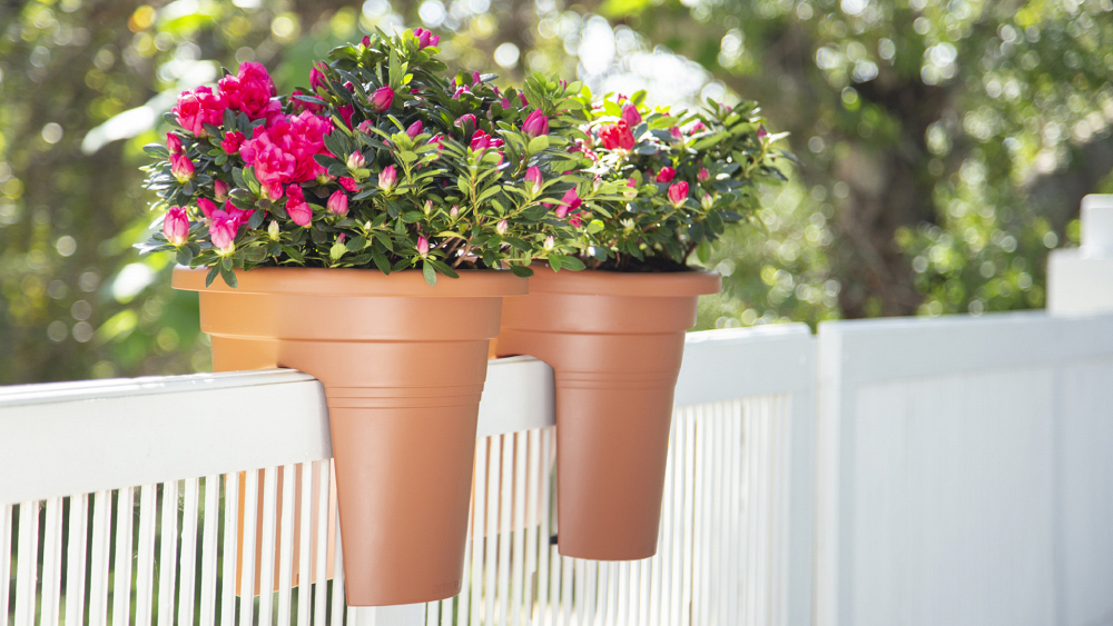 Πλαστική Γλάστρα Κουπαστής Artevasi Venezia Balcony Pot