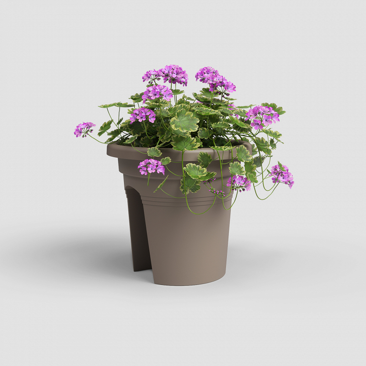 Πλαστική Γλάστρα Κουπαστής Artevasi Venezia Balcony Pot