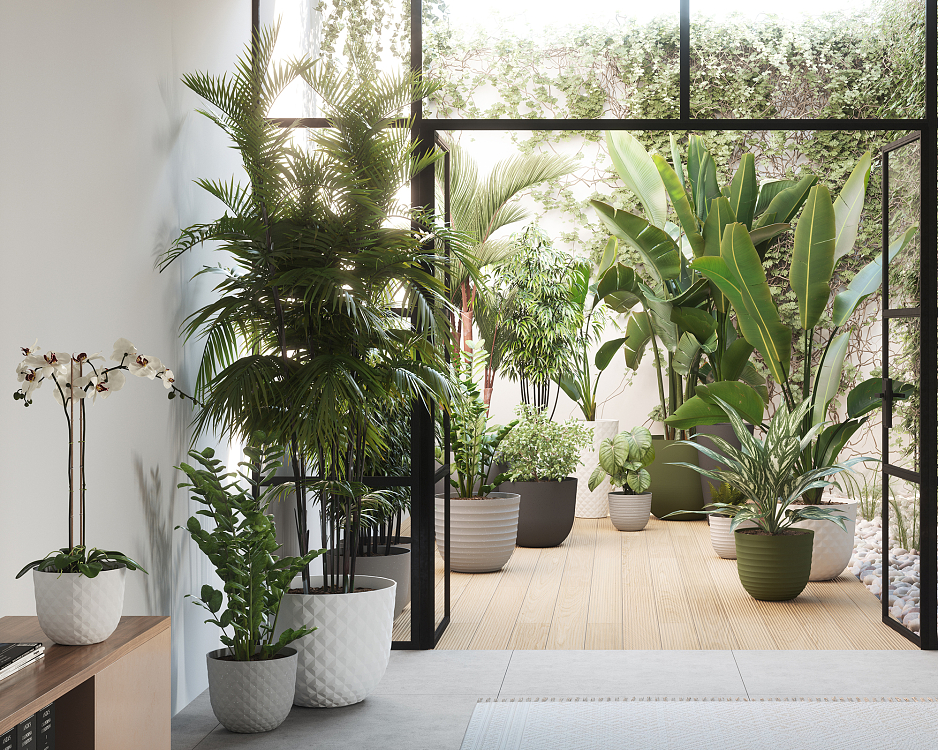 Πλαστική Γλάστρα Artevasi Havana Tropical Pot