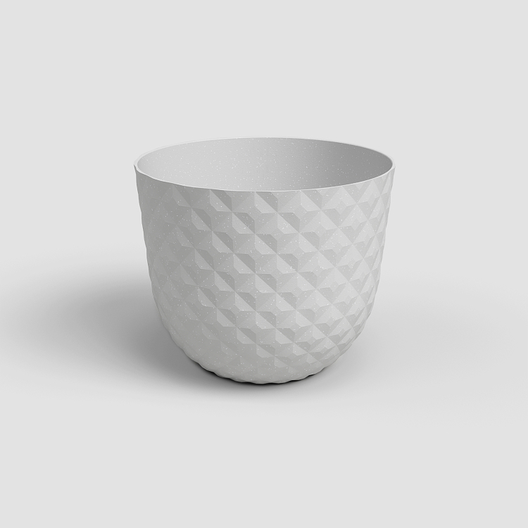 Πλαστική Γλάστρα Artevasi Havana Tropical Pot Limestone Grey