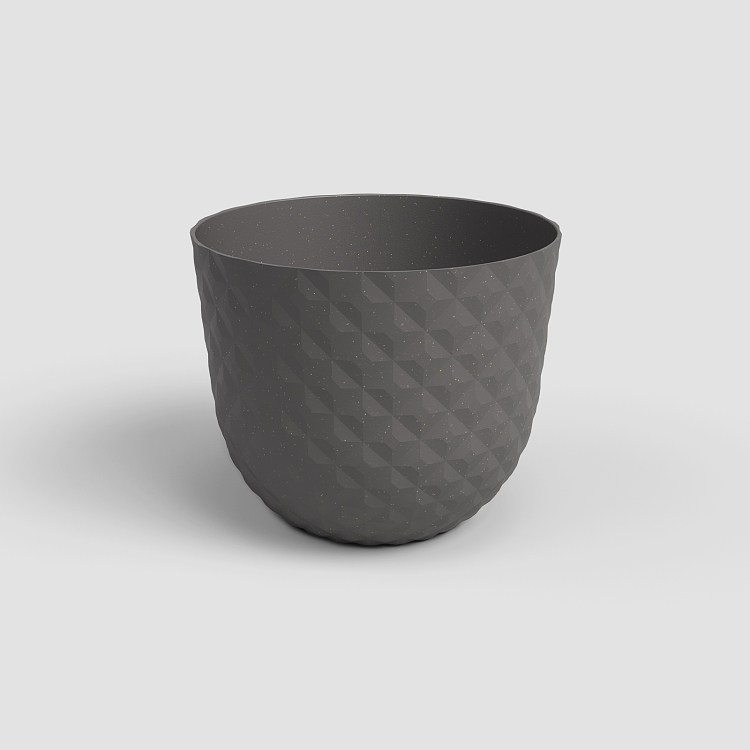 Πλαστική Γλάστρα Artevasi Havana Tropical Pot Mud Grey