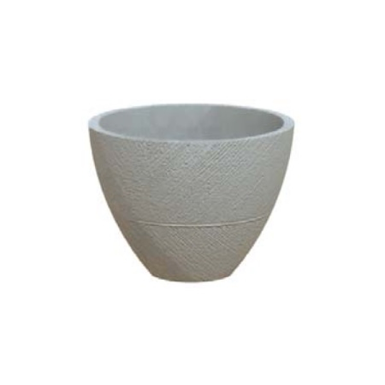 Πλαστική Γλάστρα Japi Drizzle Round Sandstone