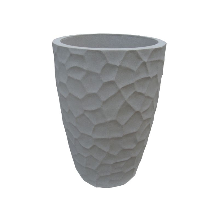 Πλαστική Γλάστρα Japi Prisma Conic Stone