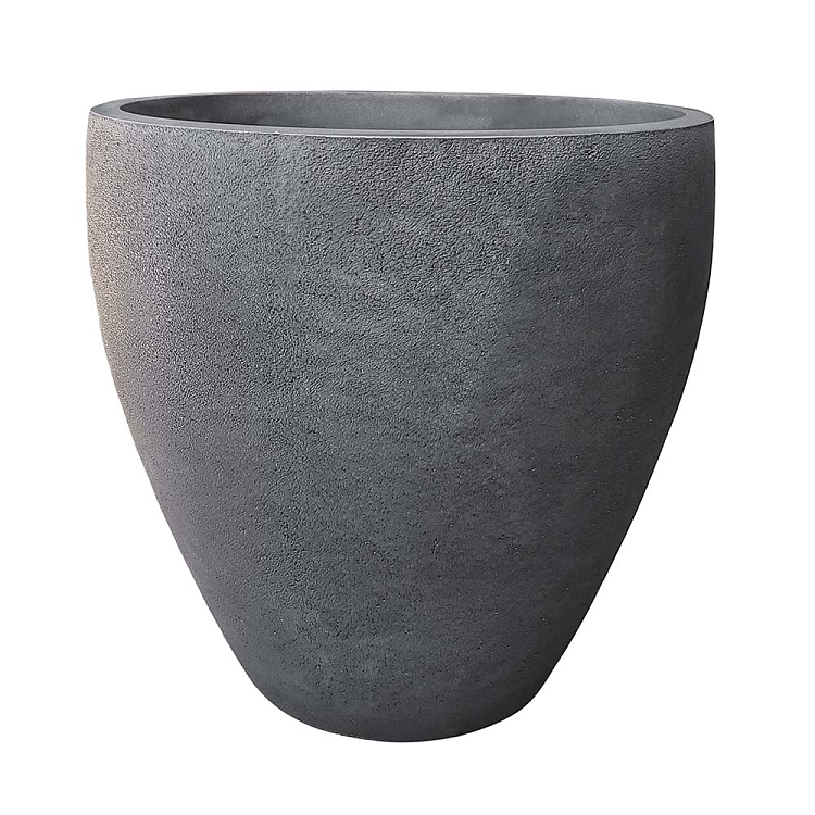 Πλαστική Γλάστρα Japi Rustic Ellipse Stone
