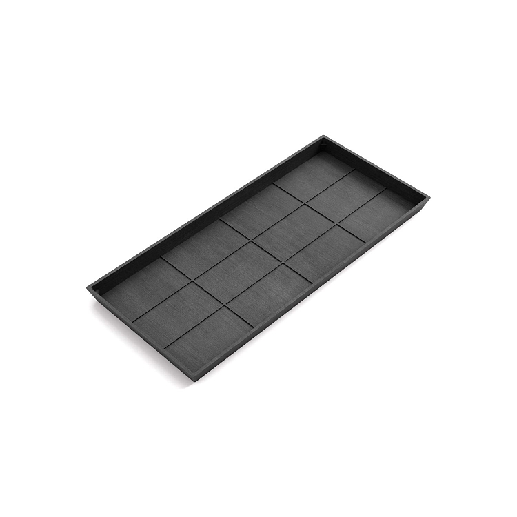 Πλαστικό Πιάτο Ζαρντινιέρας Ecopots Paris Dark Grey
