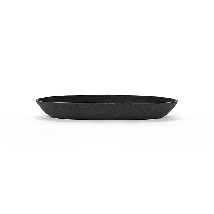 Πλαστικό Πιάτο Ζαρντινιέρας Ecopots Sofia Long Big Dark Grey