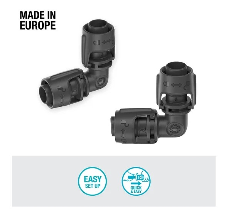 Σύνδεσμος Γωνία Micro-Drip 13 mm (1/2'') Gardena 13202