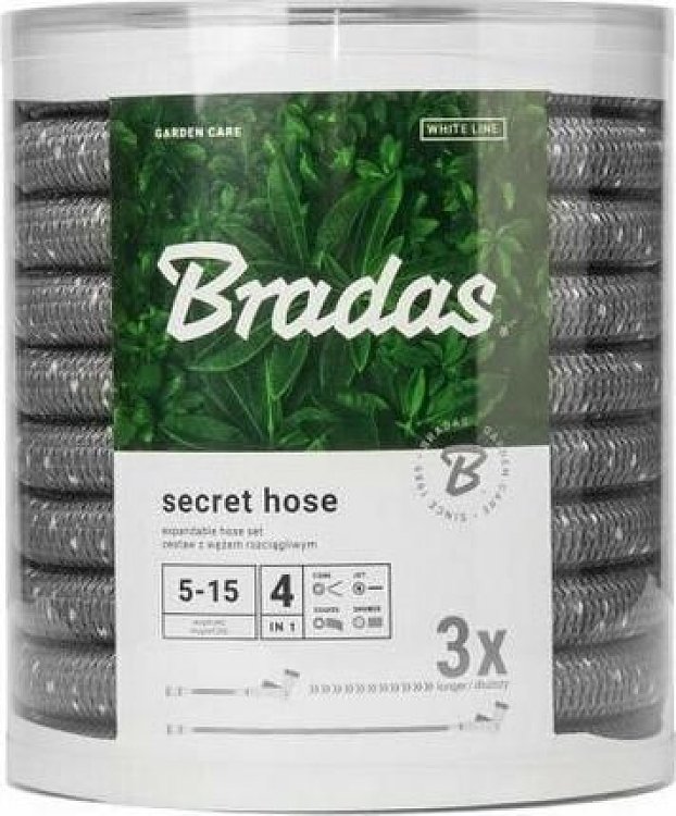 Σετ Πιστόλι-Σύνδεσμοι-Λάστιχο Ποτίσματος Bradas Secret Dots 24 m Eπεκτεινόμενο