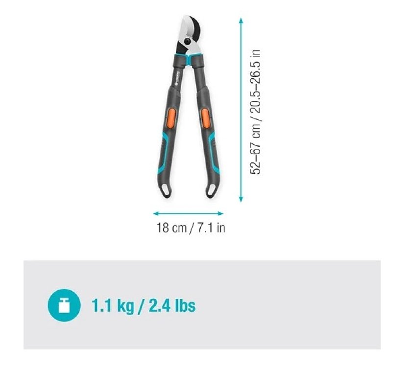 Kλαδευτήρι Μακριών Χειρολαβών Gardena Telecut Pro S 12040-20