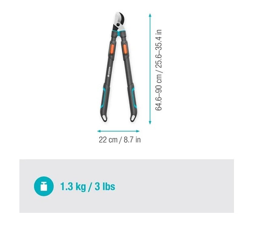 Kλαδευτήρι Μακριών Χειρολαβών Gardena Telecut Pro L 12041-20