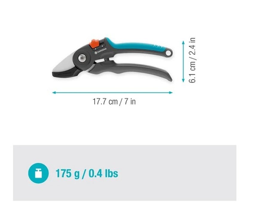Κλαδευτήρι Χειρός για Ξηρό Ξύλο Gardena PremiumCut 12240
