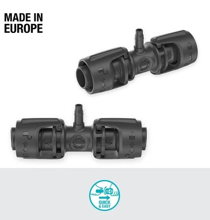 Σύνδεσμος T Micro-Drip 13mm σε 4,6 mm Gardena 13204