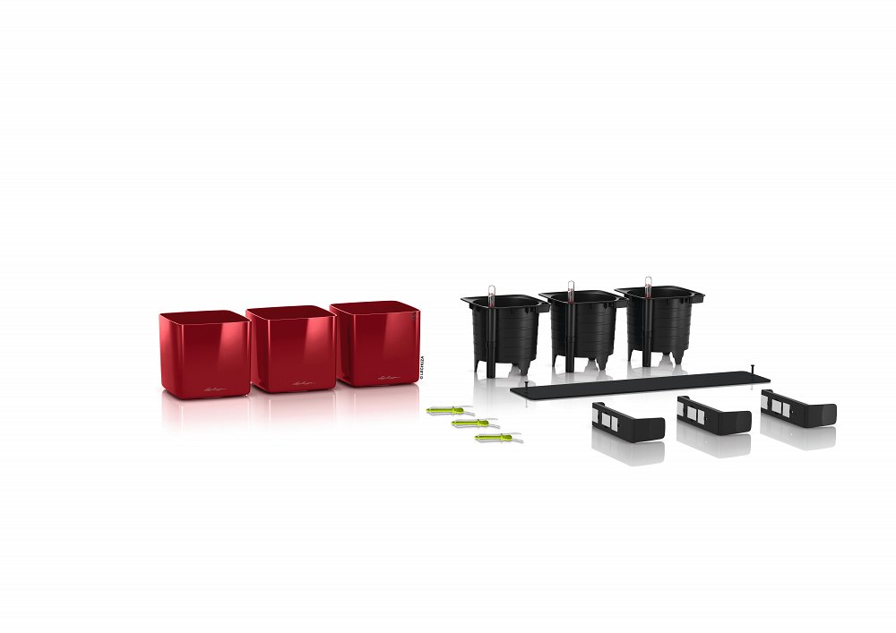 Αυτοποτιζόμενη Μαγνητική Ζαρντινιέρα Lechuza Green Wall Home Kit Glossy