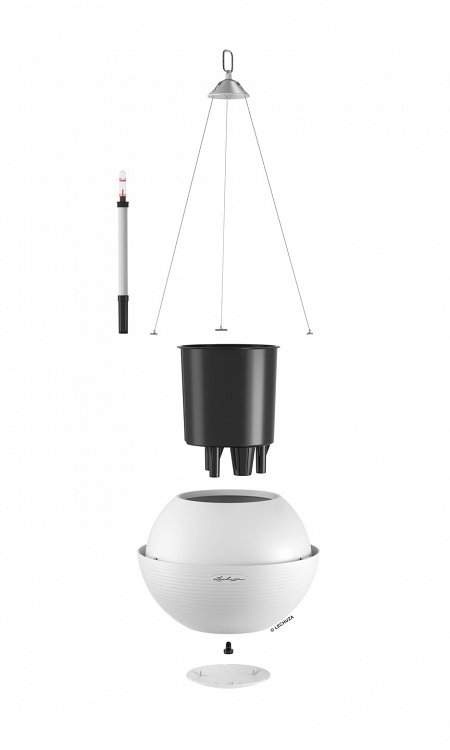 Αυτοποτιζόμενη Κρεμαστή Γλάστρα Lechuza Bola Color