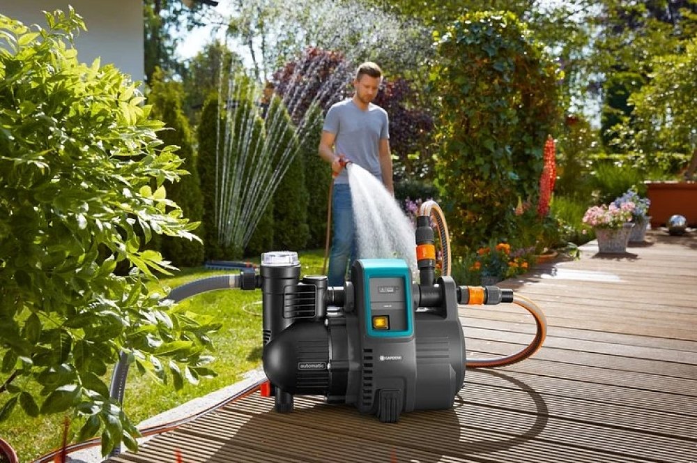 Πιεστικό Συγκρότημα Ηλεκτρονικό Gardena 4000/5 Xωρίς Βαρελάκι 1758
