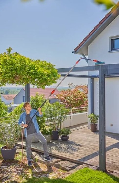 Τηλεσκοπικό Κοντάρι Τρεχούμενου Νερού Gardena 155-260 cm 18804-20