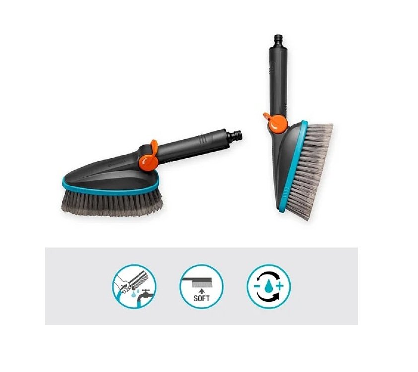 Μαλακή Βούρτσα Νερού Χειρός Cleansystem M Gardena 18842