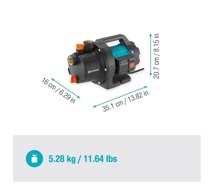 Aντλία Επιφανείας Gardena Eco Series Basic 3000/4 9010
