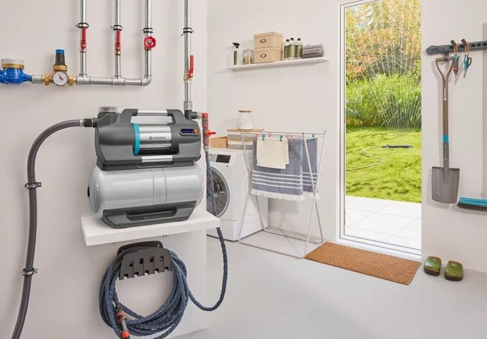 Πιεστικό Συγκρότημα Gardena 6300 Silentcomfort Με Βαρελάκι Bluetooth 9068