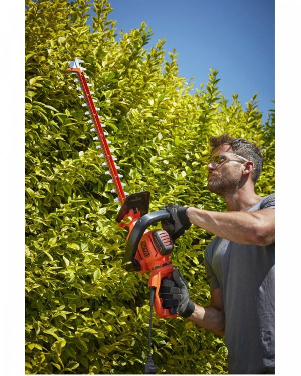 Ηλεκτρικό Μπορντουροψάλιδο Black & Decker BEHTS551-QS 650W Με Περιστρεφόμενη Λαβή