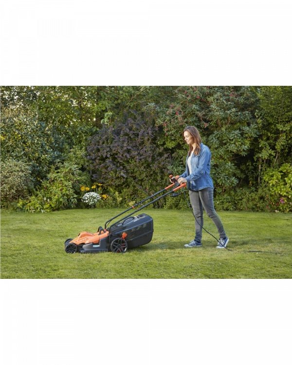 Ηλεκτρική Χλοοκοπτική Μηχανή Black & Decker BEMW471BH-QS 1600W
