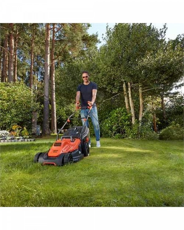 Ηλεκτρική Χλοοκοπτική Μηχανή Black & Decker BEMW471BH-QS 1600W