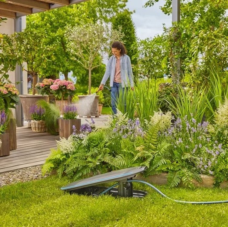 Υπεδάφιο Καρούλι Λάστιχου Αυτόματο Rollup 20 m Gardena 18650