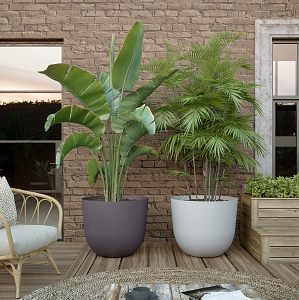 Πλαστική Γλάστρα Artevasi Havana Natural Pot