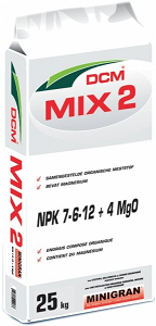 Οργανικό Λίπασμα DCM MIX 2 (BIO) 7-6-12 25 kg