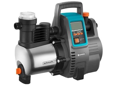 Πιεστικό Συγκρότημα Ηλεκτρονικό Gardena 6000/6E INOX Xωρίς Βαρελάκι Mε Οθόνη LCD 1760