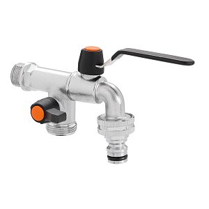 Διπλή Μεταλλική Βρύση Claber 9625