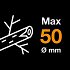 Κλαδευτήρι Με Μακριές Λαβές Fiskars Anvil PowerGear (L) L77